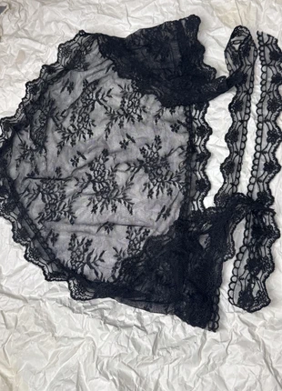 Bandeau vintage en dentelle noir, marque: CHROME, état: Très bon état, 12,00 €, 13,30 € Protection acheteurs incluse