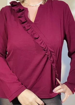 Blouse bordeaux femme taille 44 / ligne à suivre, marque: Ligne à Suivre, état: Très bon état, taille: XXL / 44 / 16, 4,00 €, 4,90 € Protection acheteurs (Pro) incluse