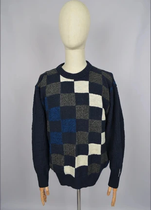 Carlo Colucci Wool Blend Geometric Print Multicolor Size 50\L, brand: Carlo Colucci, condizioni: Ottime, taglia: L, €71.50, €75.78 include la Protezione acquisti