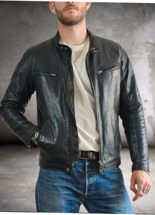 Bikers - Cuir de Buffle - Café Racer Vintage 🇲🇫, marque: Biker's, état: Très bon état, taille: L, 89,00 €, 94,15 € Protection acheteurs incluse