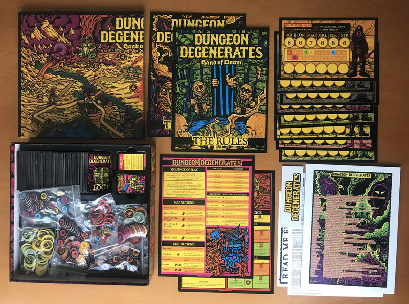 Dungeon Degenerates: Hand of Doom - Gioco da tavolo - Board game - Goblinko 3