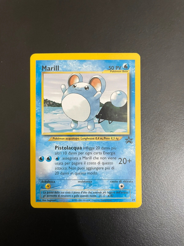 Marill 29 Carta Pokemon Black Star Promo | Vinted