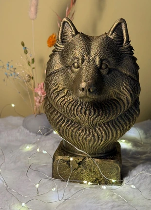 Keeshond Antique Bust – 3D Print, marca: onbekend, estado: Novo sem etiquetas, €15.00, €16.45 inclui Proteção do Comprador