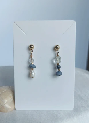Boucles d'oreilles pendantes - perles, brand: Fait Main, condition: New without tags, €5.00, €5.95 includes Buyer Protection
