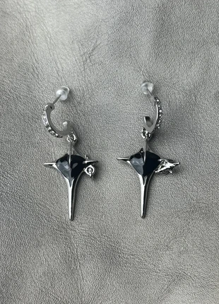 Boucles d’oreilles Chrome Grunge en acier inoxydable, marque: CHROME, état: Très bon état, 10,00 €, 11,20 € Protection acheteurs incluse