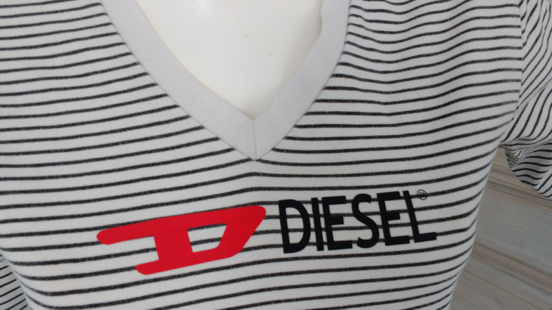top / t-shirt rayé T L Diesel / ti 622 2