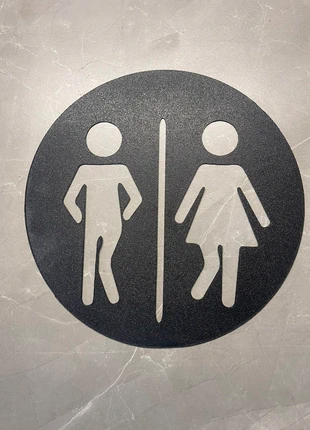 Art Mural Toilettes Homme / Femme, marca: Impression, estado: Muy bueno, 4,99 €, 5,94 € Protección al comprador Pro incluida