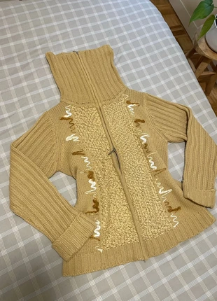 2000s vintage wool zipper cardigan - turtleneck, marque: Vintage Dressing, état: Très bon état, taille: M / 38 / 10, 14,00 €, 15,40 € Protection acheteurs incluse