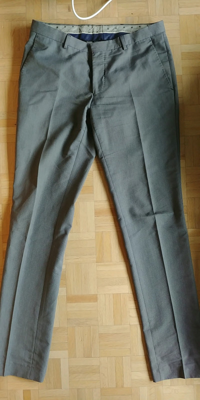 Pantalon De Costume Gris Zara Vinted