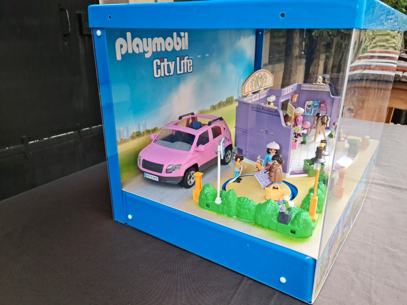 Playmobil City Life Les boutiques 9404 Voiture familiale - Playmobil