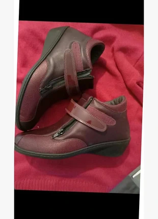 Bottines confort bordeaux PodoWell scratch/zip T38, marca: PodoWell, estado: Muito bom, tamanho: 38, €22.00, €23.80 inclui Proteção do Comprador Pro
