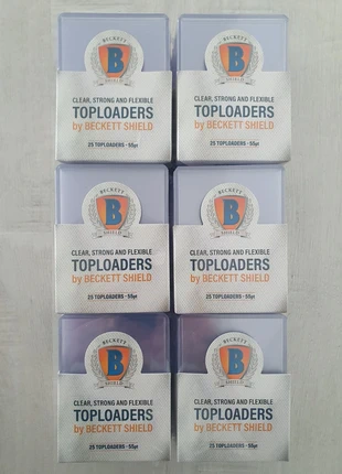 Lot de 6 paquets de 25 Toploaders 55 pt Beckett Shield, marke: Beckett Shield, zustand: Sehr gut, 25,90 €, 27,90 € beinhaltet Vinted-Käuferschutz Pro