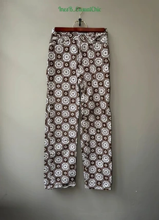 Pantalon Denim Co taille 38 à motifs marron et blanc très bon état, brand: Denim Co, condition: Very good, size: M / 38 / 10, €12.00, €13.30 includes Buyer Protection