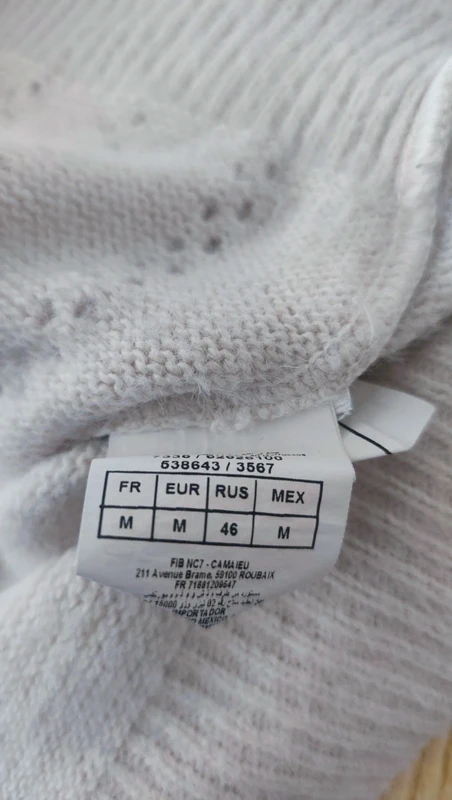 Pull camaïeu taille M broderie - photo numéro 6