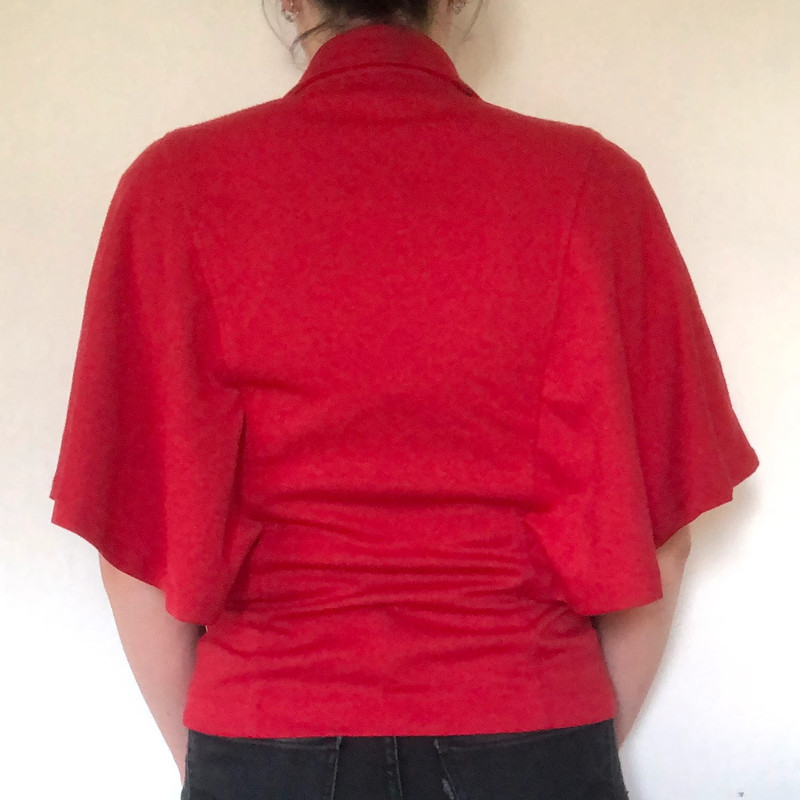 Fever Red Cape Jacket 5