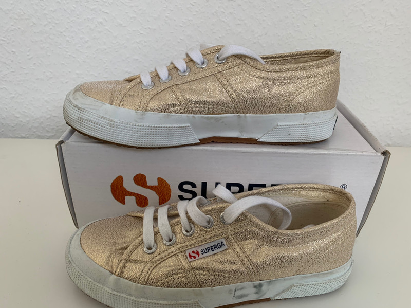 Superga Glitzer Gold GroBe 35 Vinted