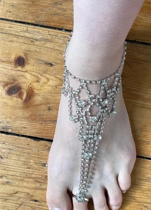 Diamanté Foot Anklet Jewellery, condition: New without tags, £3.00, £3.85 includes Buyer Protection