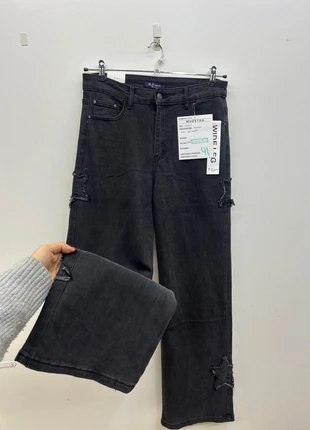 Vaquero recto pata ancha con estrellas - mujer talla 42, marque: BIG SPADE, état: Neuf avec étiquette, taille: XL / 42 / 14, 21,99 €, 23,79 € Protection acheteurs incluse