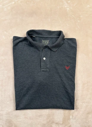 Polo Avirex gris anthracite 🇺🇸 coupe classique 100% coton – Taille L, brand: Avirex, condition: Very good, size: L, €14.90, €16.35 includes Buyer Protection