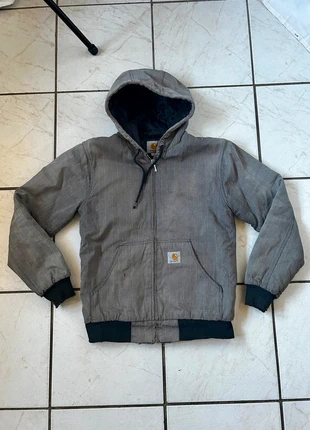 Carhartt Active Jacket Detroit grise vintage coton doublée capuche hoodie S, brand: Carhartt, condizioni: Buone, taglia: S, €69.00, €73.15 include la Protezione acquisti