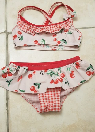 Maillot de bain 2 pièces thème cerises, brand: Panos Emporio, condition: Very good, size: 5 years / 110 cm, €4.00, €4.90 includes Buyer Protection