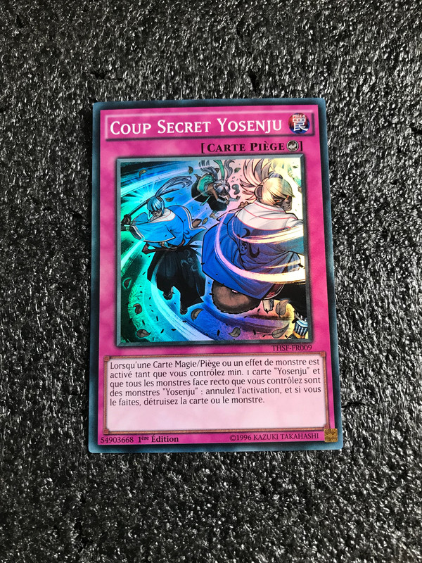 Carte yu gi oh Coup Secret Yosenju 1