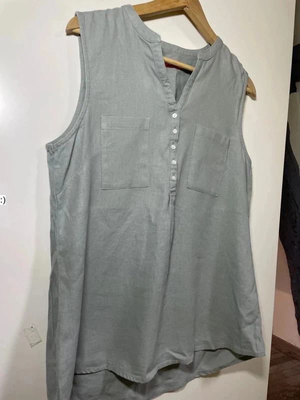 Blouse sans manches en coton taille 42 / Tissaia - photo numéro 3