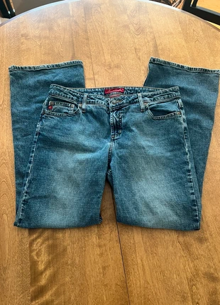 Aeropostale bootcut jeans, brand: Aéropostale, condition: Very good, size: L / US 12-14, $20.00, $21.70 includes Buyer Protection