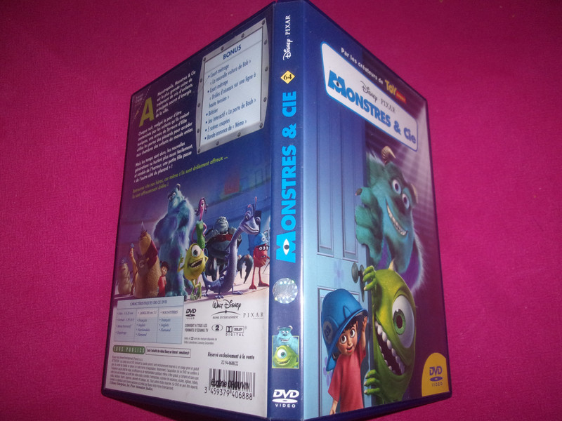 Monstres et Cie Edition Limitée DVD