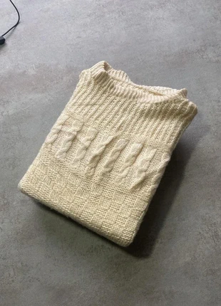 Pull Aran Vintage Irish Wool en 100% pure laine Beige en maille torsadée taille L, marque: Aran Crafts, état: Très bon état, taille: L, 29,99 €, 32,19 € Protection acheteurs incluse
