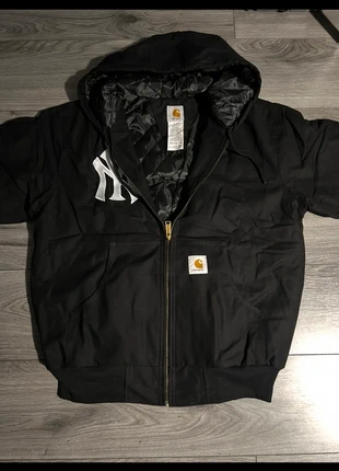 Carhartt x Yankees Black Reworked Jacket, brand: Carhartt, condition: New without tags, size: XL, £34.99, £37.44 includes Buyer Protection