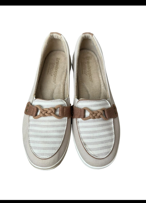 Grasshoppers Casual Ortholite Gray Comfortable Walking Shoes Women s Size 6