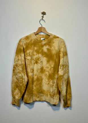 Pull oversize homme moutarde tie and dye 100% coton taille XS - S, marke: H&M, zustand: Sehr gut, größe: XS / 34 / 6, 10,00 €, 11,20 € inklusive Vinted-Käuferschutz