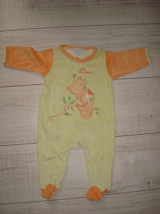 Pyjama Kitchoun pour bébé garçon de 3 mois. 1
