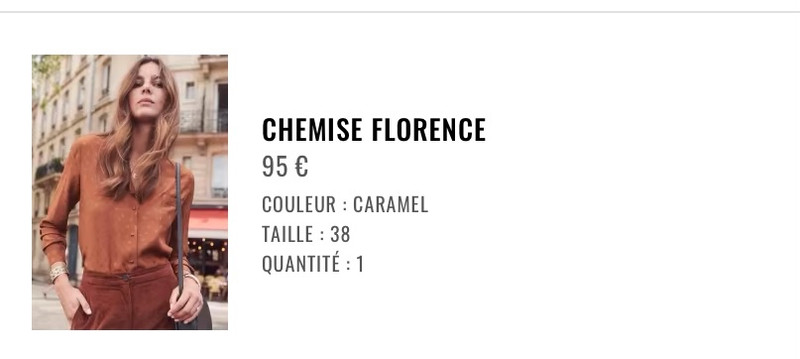 Chemise florence 2024