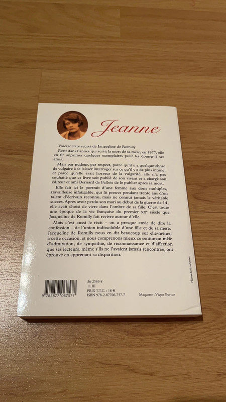 Jacqueline de Romilly - Jeanne 2