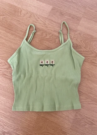 croptop vert clair taille 34, merk: Shein, staat: Heel goed, maat: XS / 34 / 6, € 1,50, € 2,28 inclusief Kopersbescherming