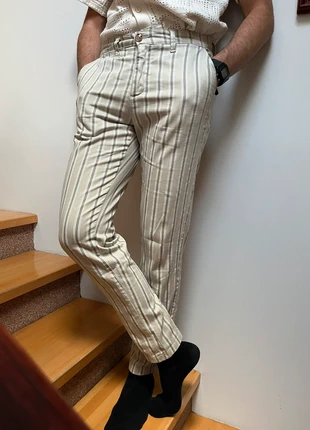 Krem spodnie „Lexy Scott” - Made In Italy, marque: Lexy-Scott, état: Très bon état, taille: W30 | FR 40, 6,00 €, 7,00 € Protection acheteurs incluse