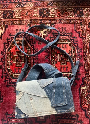 Mini sac Zara en jeans, marca: Zara, estado: Nuevo sin etiquetas, 21,00 €, 22,75 € Protección al comprador incluida