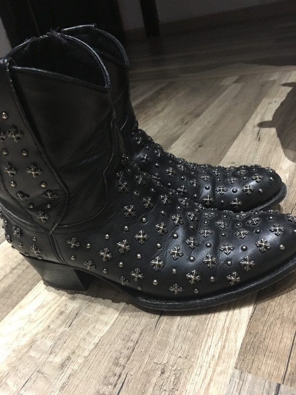 Sendra boots noires avec croix  5