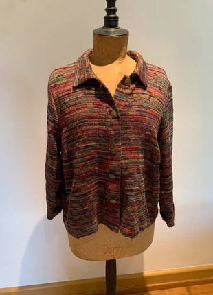 Veste / sur-chemise vintage coloré, brand: Christopher & Banks, condition: Good, size: XL / 42 / 14, €14.00, €15.40 includes Buyer Protection