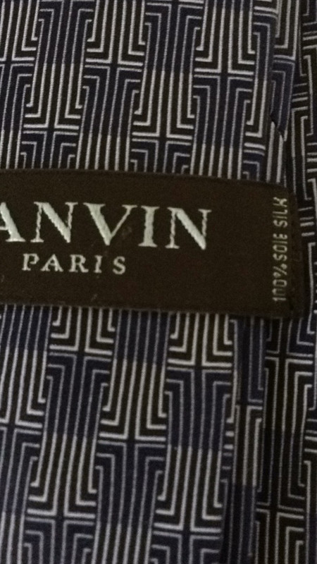 Cravate Lanvin 100%soie 4