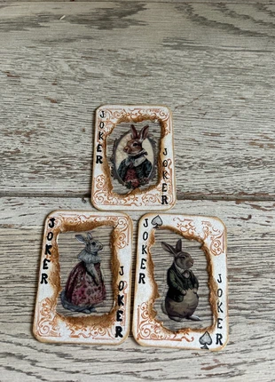 Alice in Wonderland Kaartjes., merk: Handgemaakt, staat: Heel goed, € 3,00, € 3,85 inclusief Kopersbescherming