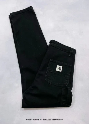 Jean Carhartt wip Noir W’ Pierce Pant 100% coton Jean Droit Knee pant Boyfriend - S w26 /1268B, marque: Carhartt, état: Très bon état, taille: S / 36 / 8, 49,00 €, 52,15 € Protection acheteurs (Pro) incluse