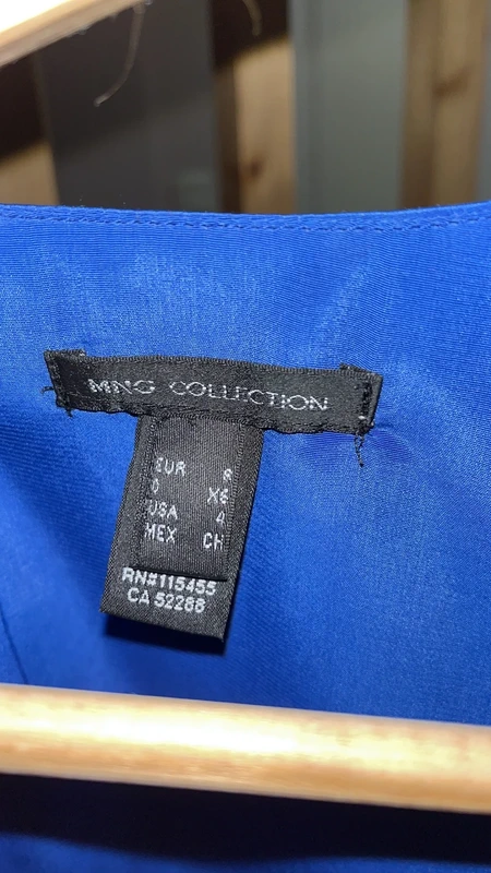 Robe bleu MANGO - photo numéro 2