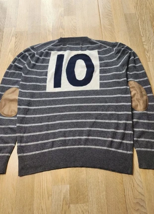 Pull Scotch & Soda gris rayé col V | numéro 10 dos | coudières beige | taille XXL homme, marca: Scotch & Soda, estado: Muy bueno, tamaño: XXL, 26,00 €, 28,00 € Protección al comprador Pro incluida