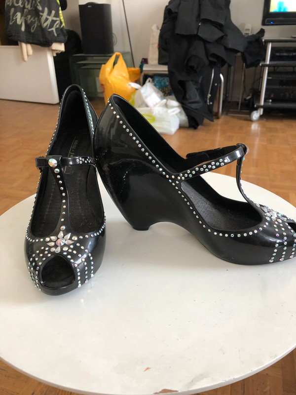 Chaussures Melissa couture by J Maskrey Cristal