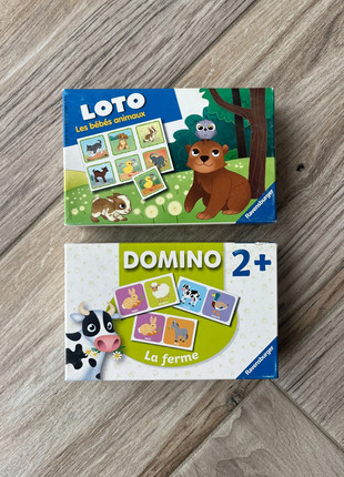 Ravensburger - Jeu Educatif - Loto - Les bébés animaux - Un premier jeu  éducatif mêlant observation, association et mémorisation - A partir de 2  ans 