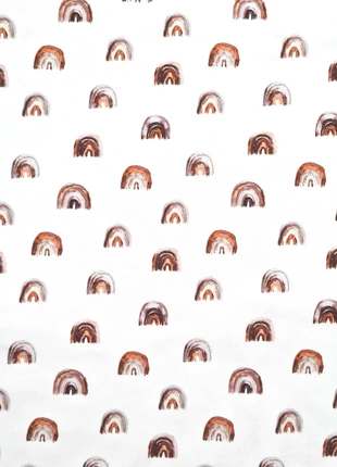 Baumwoll Jersey Stoff Meterware Regenbogen Herbst, marque: Stoff, état: Neuf sans étiquette, 10,00 €, 11,20 € Protection acheteurs incluse