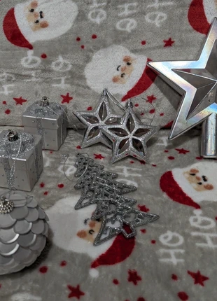 Lot de décorations argentées, merk: Noël, staat: Goed, € 5,00, € 5,95 inclusief Kopersbescherming